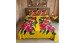 Rayon Bedsheet Hand Painted Floral Design 